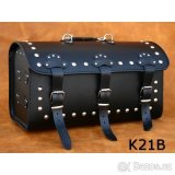 Kožený kufr - válec na chopper 48cm typ 21A,B,C - 2