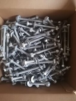 150ks šroubů a matic + 300ks velkoplošných podložek M12x150 - 2