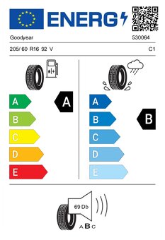 Goodyear EFFICIENTGRIP PERFORMANCE 205/60 R16 V92 - 2