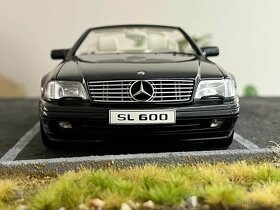 1:18 Mercedes-Benz SL600 (1997) Black - AUTOart Millennium - 2