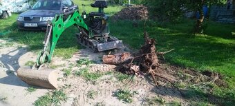 výkopové práce minibagrem - 2