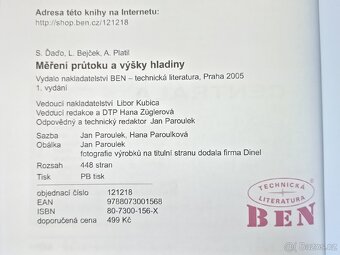 Měření průtoku a výšky hladiny - 2