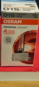 Nová Xenonová výbojka D1S OSRAM Original Xenarc 66140 - 2