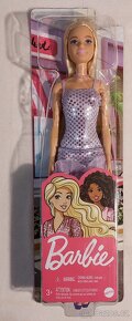 panenka Barbie - blond, mini šaty, HRJ93 - 2