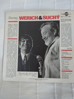 UNIKÁTNÍ ŽIVÁ NAHRÁVKA WERICH A SUCHÝ LUCERNA 1977 - 2