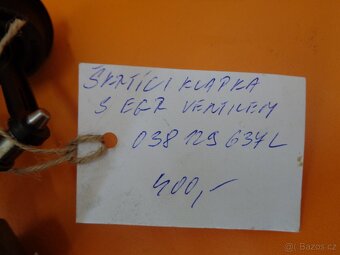 Škrtící klapka s EGR ventilem - 038129637L - 2