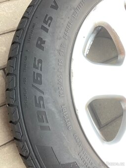 Alu kola Audi originál 5x112 196/65r15 - 2