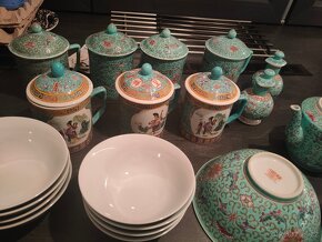Čínský porcelán zelený - 2