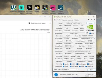 PC herní (RTX 3080ti jako RTX 5070, 3090) Ryzen 9 - 2