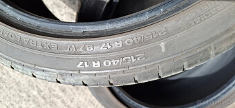 2ks letních pneu Continental 215/40 R17 - 2