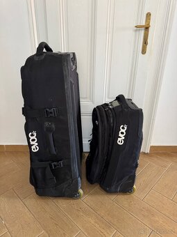 Sada dvou cestovních kufrů Evoc 125 l + 45 l - černá - 2
