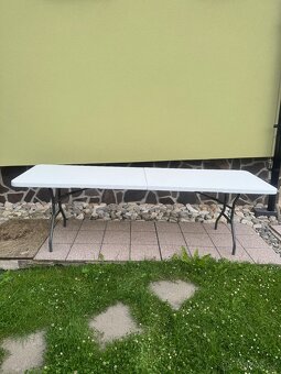 Extra velký zahradní skládací stůl - 2