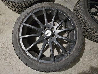 Alu kola 5x112 8Jx18 pneu zimní 225x18 - 2
