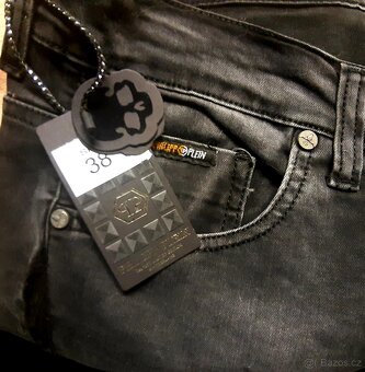 Philipp Plein pánské džínové kraťasy - 2