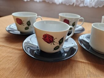 Set šálků s růží, 6 ks - 2