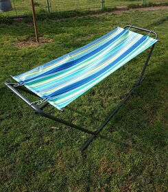 NOVÁ Zahradní postel s kovovým rámem JMS-150 - VÝPRODEJ - - 2