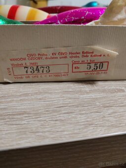 Ozdoby na stromeček staré. - 2