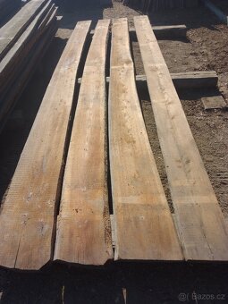 Modřínové fošny - přírodně vysušené - 2