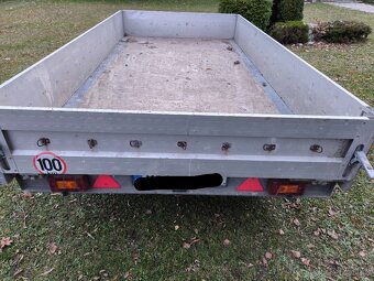 Pongratz dvounápravový brzděný vozik - 2