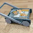 Dřevěný vozíček s kostkami - little dutch - 2