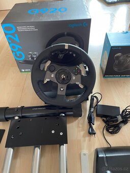 Logitech Sada volantu G920/řadící páka/stojan - v záruce - 2