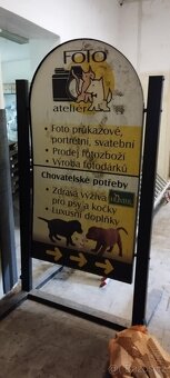 Nabízím ocelový reklamní poutač - 2