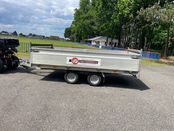 Brždeny přívěs HAPERT 2000 kg, vysoké bočnice, nová stk - 2