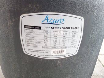 Písková filtrace Azuro 9, bazénové čerpadlo - 2