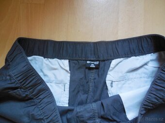 pánské Reward tm.šedé kraťasy guma plátno 64/3XL p.112-124cm - 2