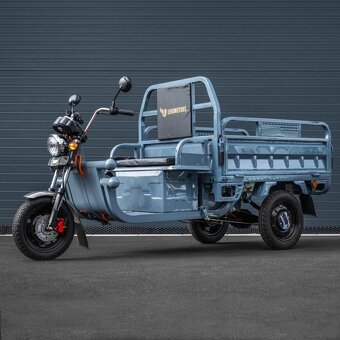 Pracovní elektro tříkolka, Leramotors, 1000W, šedá - 2