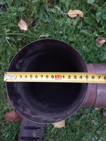 Měděný kouřovod pr. 150/130mm do místnosti - 2