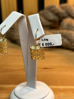 Zlaté náušnice 3,54g  (1695 Kč/g) - 2