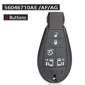 Klíč fobik pro Chrysler Grand Voyager 2008 - 2013 - 2