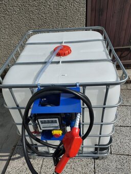 Čerpací stanice, IBC nádrž na naftu 1000l Schutz PHM - 2