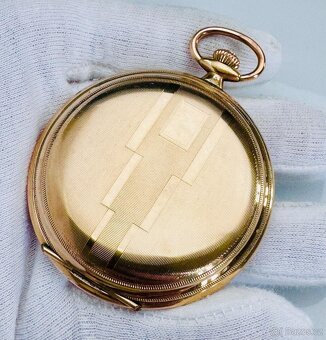 PÁNSKÉ ART DECO KAPESNÍ HODINKY - 84 GRAMŮ - FUNKČNÍ - 2
