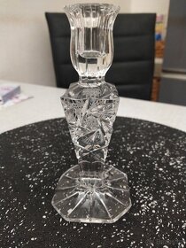 Křišťálový broušený svícen - 2