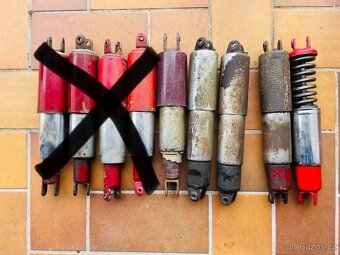 Zadní tlumiče půlbuben, kývačka, panelka - 2