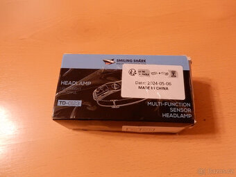 Prodám rybářskou led čelovku Smiling Shark TD-0123 černá/mod - 2