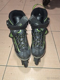 Dětské chlapecké rostoucí kolečkové brusle - 2