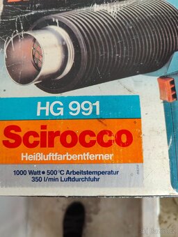 Horkovzdušná pistole 1000w - 2