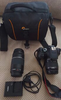 Zrcadlovka Canon+ 2 objektivy - 2