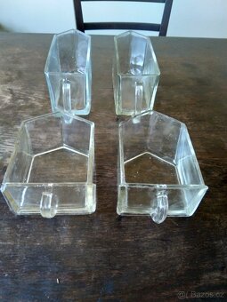 Skleněné dózy -  retro - 2