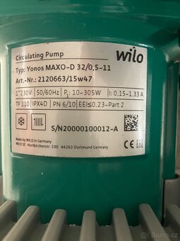 Cirkulační čerpadlo Wilo Yonos Maxo, dvojče - 2