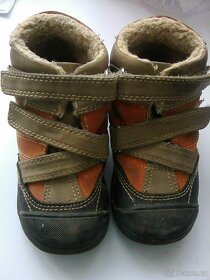Kožené boty č.24,podzimní,zimní - 2