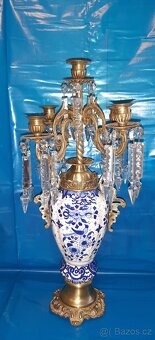 Starožitný Francouzský královský svícen 1920 - 2
