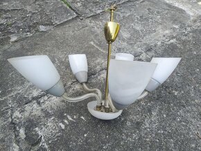 retro lustr + lampa - 2