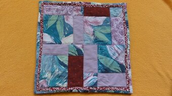 Povlak na polštář, patchwork 40x40cm - 2