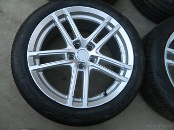 alu kola 5x112+letní pneu Continental r18 - 2