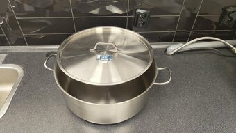 Prodám set MPRO indukční kastrol 19 l + poklice – Jako nový - 2