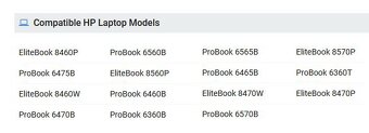 baterie CC06 pro notebooky HP ProBook a Elitebook (3h) nové - 2